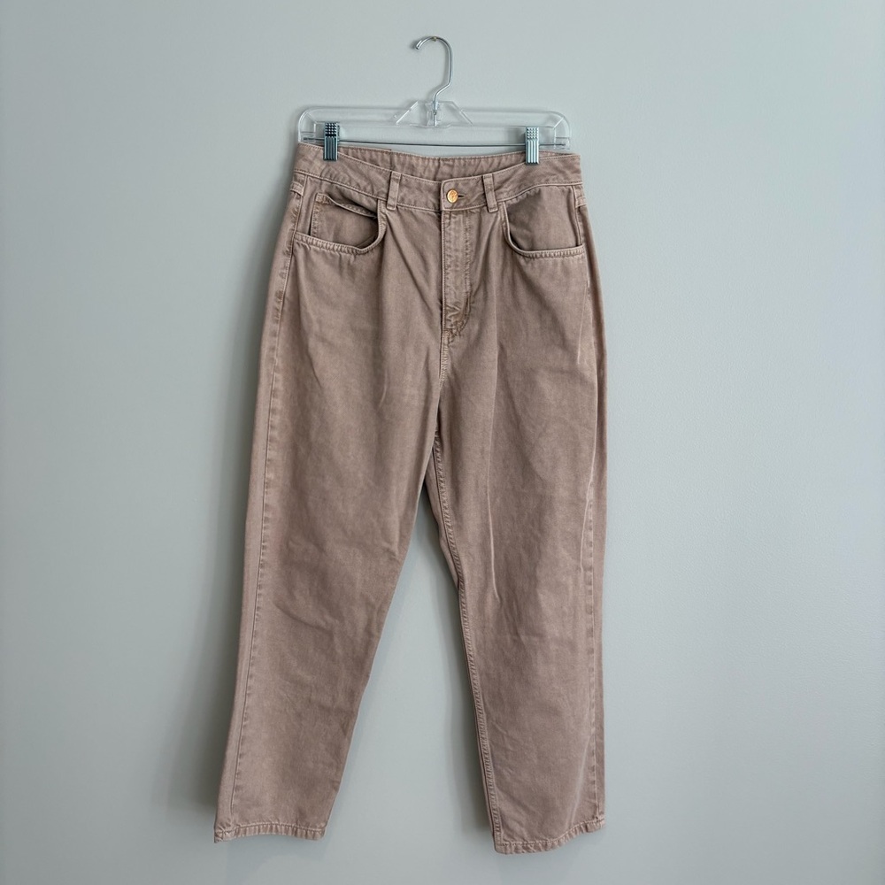 Reclaimed Vintage Tan Straight Leg Relaxed Jeans